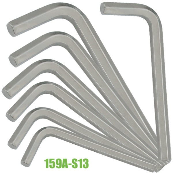 159A-S13 - Hexagon wrench set upto 1.1/2 inch ELORA - Germany