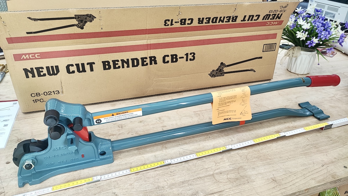 Cutter Bender CB-0213, excels in cutting and bending reinforcing bars and  rods