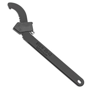 Adjustable hook wrench with nose ELORA 890-V, Germany
