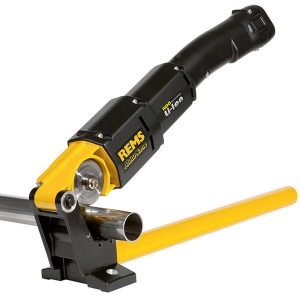 Cordless pipe cutter REMS Akku-Nano, Made in Germany.