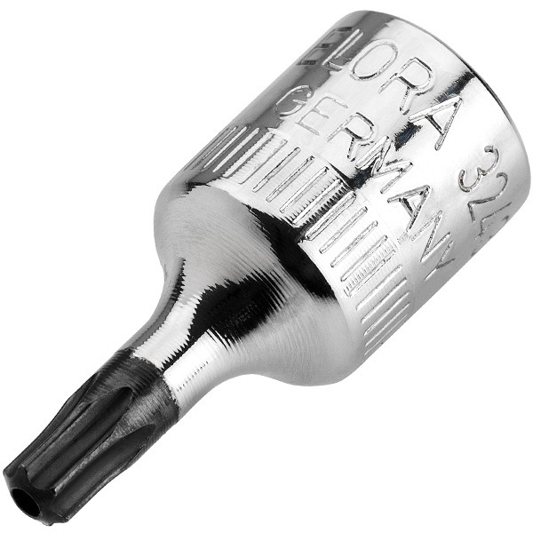Screwdriver Socket 1/4" for inside TORX® safety screws, Elora Germany