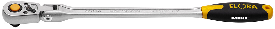ELORA 770-L115GF extra-long reversible ratchet, length of 430mm