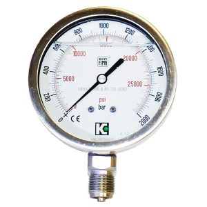 Pressure gauges 2000 bar for hydraulic bolt tensioner and tools