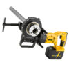 REMS Amigo 22 V set Cordless die stock: threads pipes ⅛–1″, bolts 6–30 mm, powered by battery or cord.