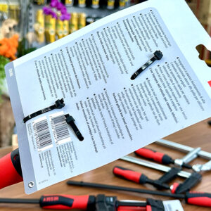 BESSEY GK gear-driven F-style wood clamp uses a 19×6 mm hardened steel bar for stability and durability.