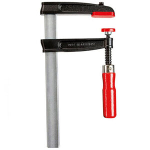 Malleable cast iron screw clamp TGRC with wooden handle