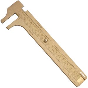 Brass pocket caliper ELORA 1519, measuring range 100mm