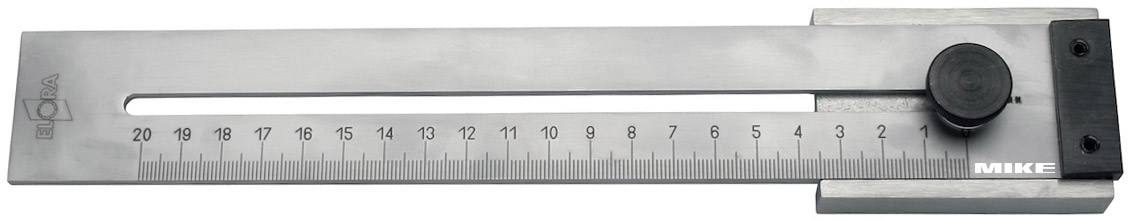 Marking gauges with flat slider ELORA 1582 graduation in mm