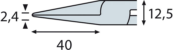 ELORA 4680-MH E 2K Electronic Snipe Nose Plier ESD