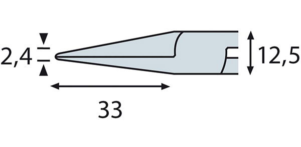 ELORA 4690-MH E 2K Electronic Snipe Nose Plier ESD