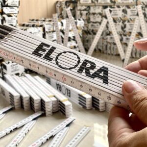 ELORA 1544H rule has 18 mm width, 3 mm thickness, 125 g weight, compact and durable for field use.