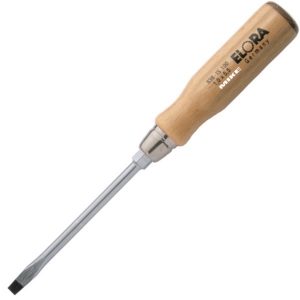 ELORA 636-IS series of slotted screwdrivers with wooden handles