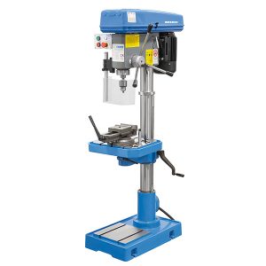Floor Drill Press FERVI T032 with Drive Belt, Rotating Table