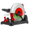 Cordless dry cut-off saw EUROBOOR EDC.355/36V includes a complete set: saw, blade, two batteries, and charger for immediate use.