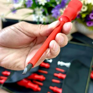 ELORA 900-S7 Limited Edition Insulated Screwdriver Set meets EN 60900/IEC 60900:2004 insulation standards, ensuring safety when working near electrical sources.