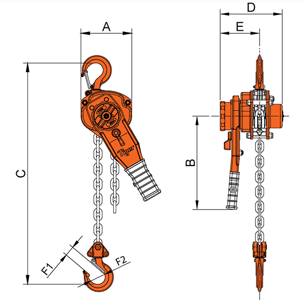 Tiger Lifting PLH-0080 Hand Chain Hoist