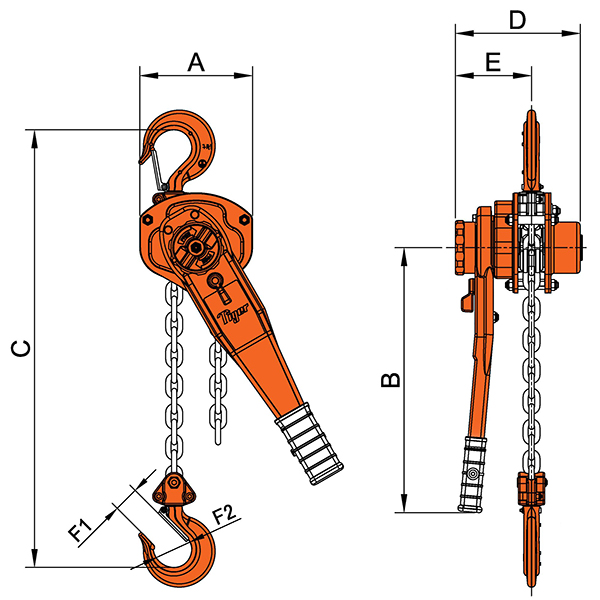 Tiger Lifting PLH-0160 Hand Chain Hoist