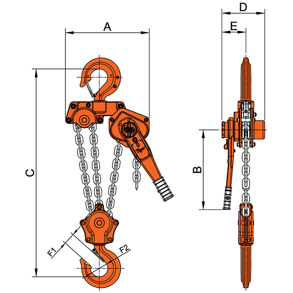 Tiger Lifting PLH-0800 Hand Chain Hoist