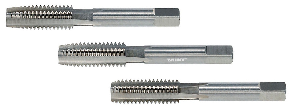 Volkel 3-Piece Hand Tap Set M6 x 1.0 – DIN 352, HSS-G. Germany
