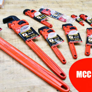 Pipe wrenches PW-SD incorporate Chrome Vanadium jaws hardened for wear resistance and longevity.