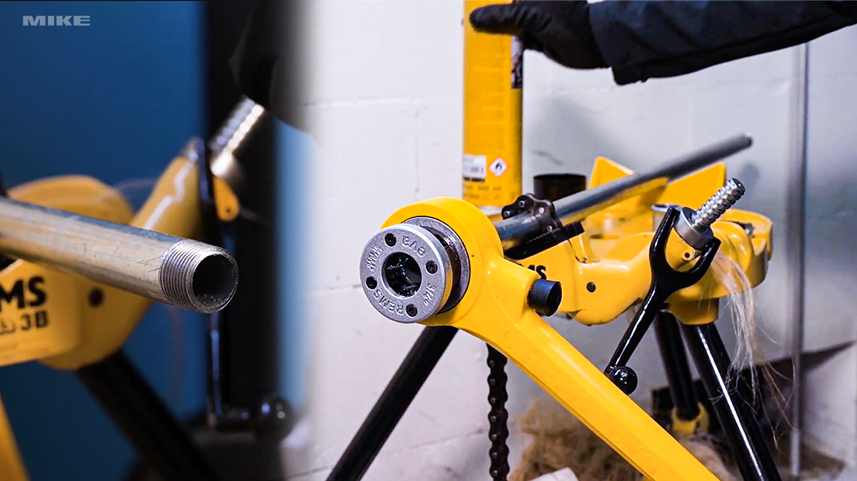 REMS eva hand die stock provides proven quick-change head technology, guaranteeing easy threading without die stalling.
