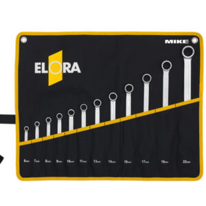 Combination spanner set ELORA 203S 12MT, 12 pcs 6–22 mm