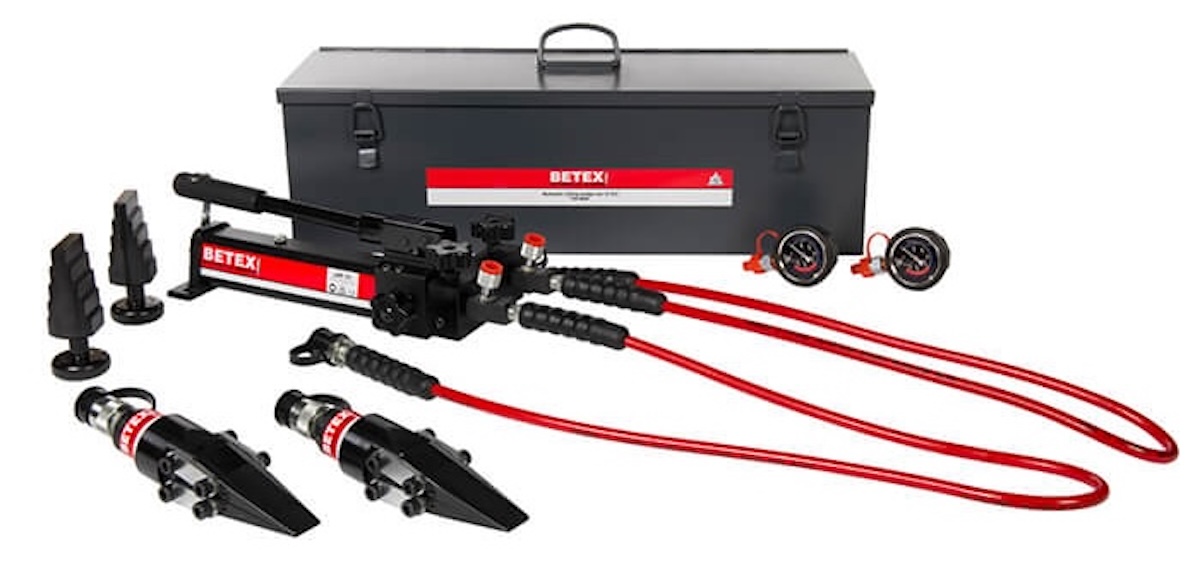 Hydraulic spreader/lifting wedge duo-set BETEX 15 TLS