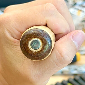 Each driver in the ELORA 600-S6 set carries a fully handcrafted natural-wood handle for controlled grip.